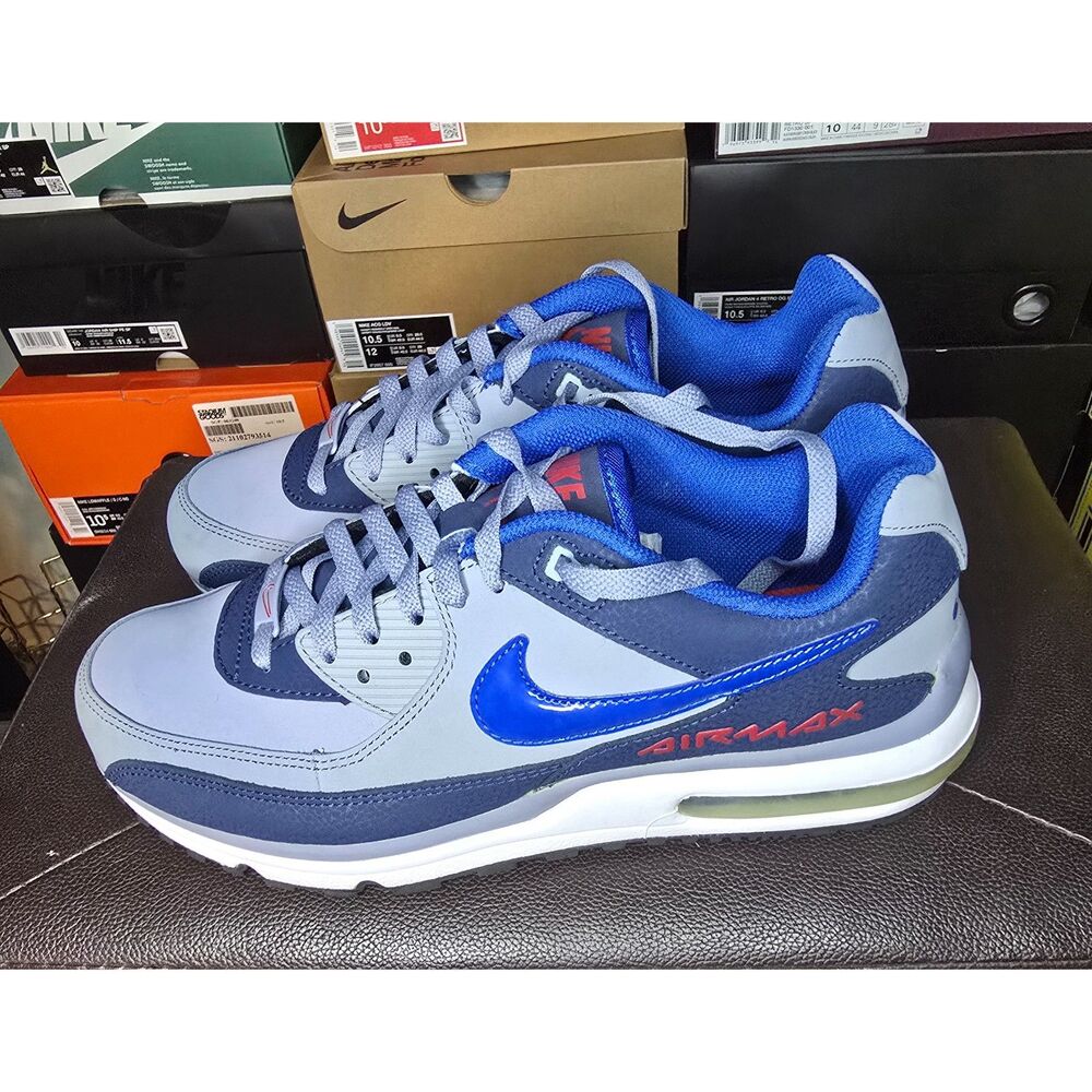 Nike Air Max Wright Cool Grey Midnight Navy 317551-046 Men’s Size 10 OG Box